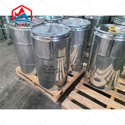 Silberklumpen Ferrovanadium zum Schmelzen, Wettbewerbsfähiger Preis 10-50mm Ferrovanadium Vanadium Eisen