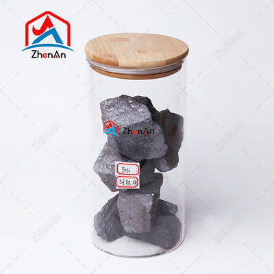 Ferrosilicium FeSi 65/75 Silizium-Eisenlegierung mit einem Siliziumgehalt von 65­75% und einer Partikelgröße von 10­220 mm für die Stahlindustrie