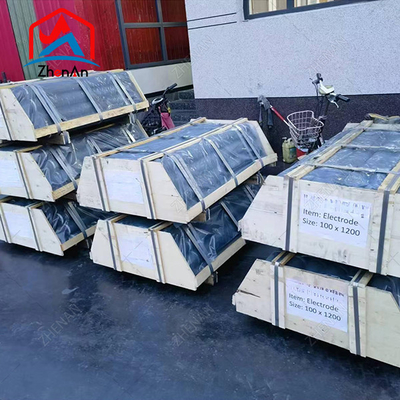 Elektroden aus Kohlenstoffgraphit 600 mm mit Brustwarzen