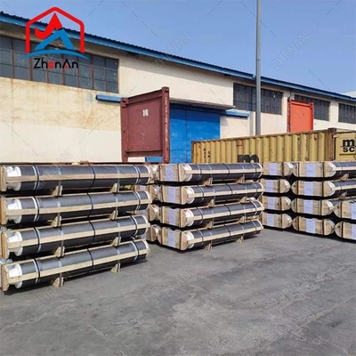 Graphitprodukte Kohlenstoffelektrode UHP/HP/RP Dia 350 mm Graphitelektrode mit Nippel für Lf oder Eaf
