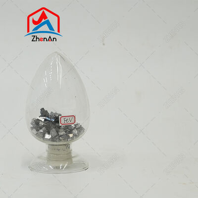 Ferrovanadium FeV80 silbergraue Brocken mit 80% Vanadiumgehalt für effiziente Desoxidation in Ferrolegierungswerken