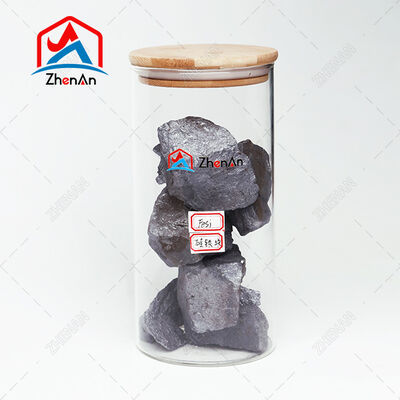 Industrielles Silizium-Eisen 55/65. FeSi für Stahl, elektrische Bogenöfen und chemische Industrie. Mehrfachgröße 10 ′′ 220 mm.