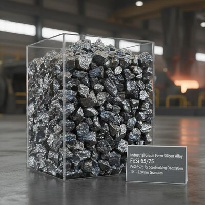 Ferro-Silizium-Legierung der industriellen Qualität FeSi 65/75 zur Oxidationsentfernung bei der Stahlherstellung mit 10 ̊220 mm Granulat