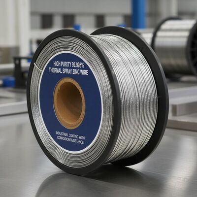 Zinkdraht mit hoher Reinheit 99,995% Wärmespray für die industrielle Beschichtung mit Korrosionsbeständigkeit