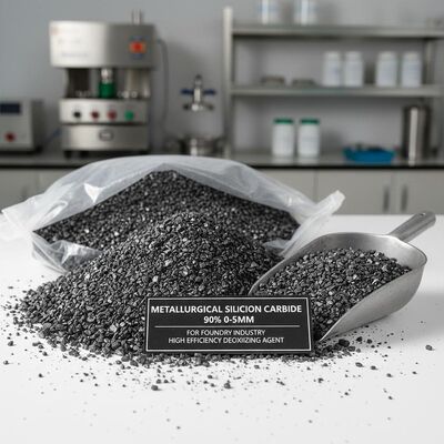 90% Reinheit Siliziumkarbid 0-5mm Hocheffizientes Desoxidationsmittel für die Gießereiindustrie