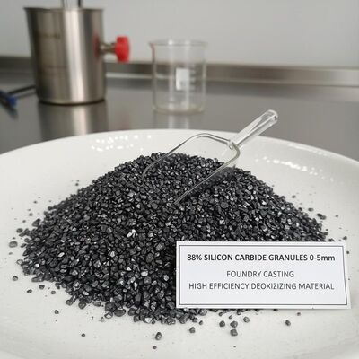 88% Reinheit Siliziumkarbid-Granulat 0-5mm für hocheffiziente Desoxidation im Gießereiwesen