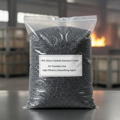 90% Reinheit Siliziumkarbid Granulate 0-5 mm zur Verwendung in der Gießerei als hocheffizientes Deoxidationsmittel