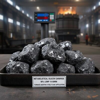 High Purity 90% Silicon Carbide Lump 10-50mm for Steel Plant Deoxidation and Recarburization